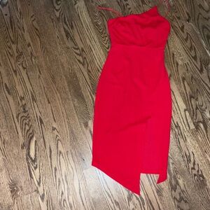 Princess Polly Aero Midi Dress Red